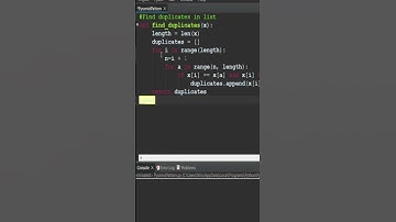 Python find duplicates in List #shorts #python #programming #viral