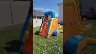 INFLATABLE WATER SLIDE FROM AMAZON | INFLATES IN 2 MINUTES | COMPACT SIZE | EASY TO ROLL UP  #ad