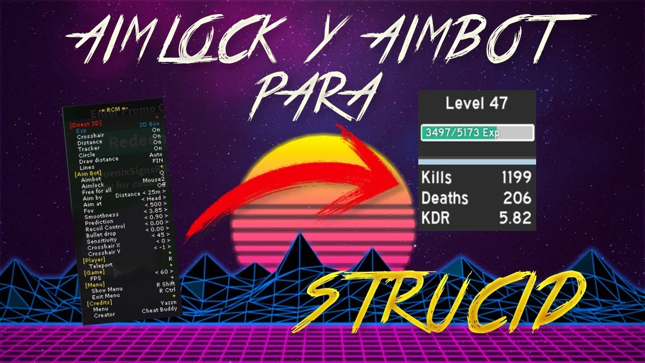 Aimbot Para Strucid Rcm Aimlock By Rockford - roblox aimlock script