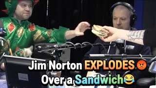 Jim Norton LOSES IT Over a Sandwich! 😂 Chris Distefano & Piff the Magic Dragon Chaos | Opie Radio