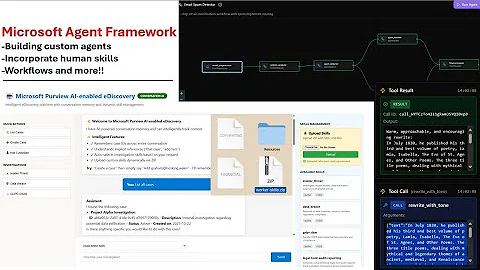 Microsoft Agent Framework - Human Skills - Workflows & More!