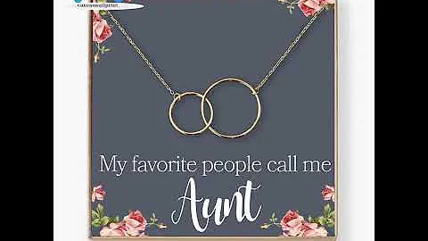 AUNT NECKLACE: AUNTIE, AUNT GIFT, AUNT CHARM, AUNT JEWELRY, NEW AUNT, BEST AUNTIE EVER, MY AUNT LOVE