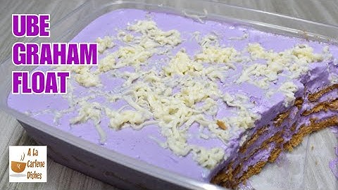 UBE GRAHAM FLOAT | Ube Cheese Graham | No Bake Desserts