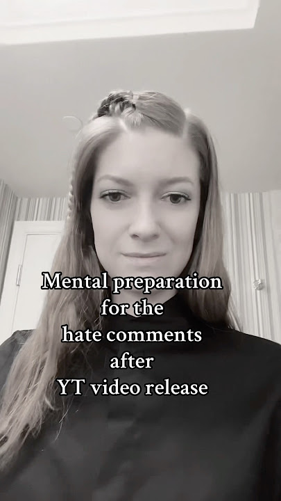 Mental preparation for the hate comments after video release #haters #hatecomments  #vanessablank