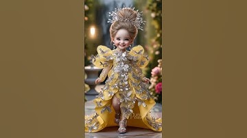 🎀 CHIC DREAM ON THE PARIS RUNWAY! #shorts #TinyModel #ChicInParis