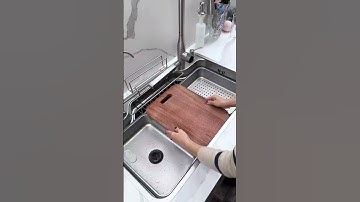 Tích hợp 05 phụ kiện cùng lúc trên chậu rửa bát phong cách Nhật