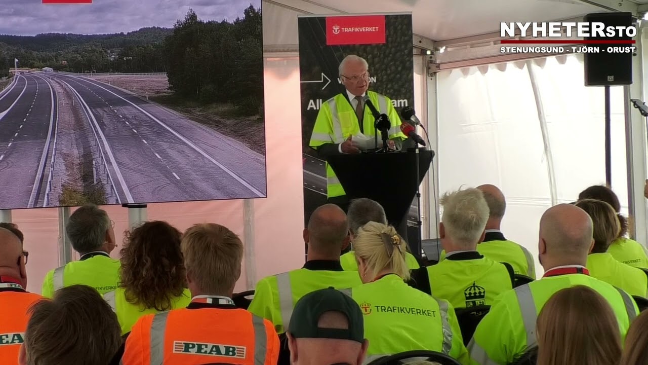 Kungen återinviger E6 Stenungsund