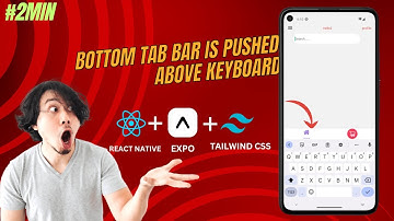 How to Fix Bottom Tab Bar Over Keyboard in React Native Expo 🚀