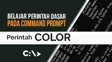 Belajar Command Prompt 33 | Perintah COLOR pada CMD