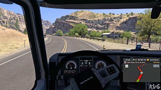 American Truck Simulator - Riverton to Sheridan - Wyoming Gameplay (PC UHD) [4K60FPS]