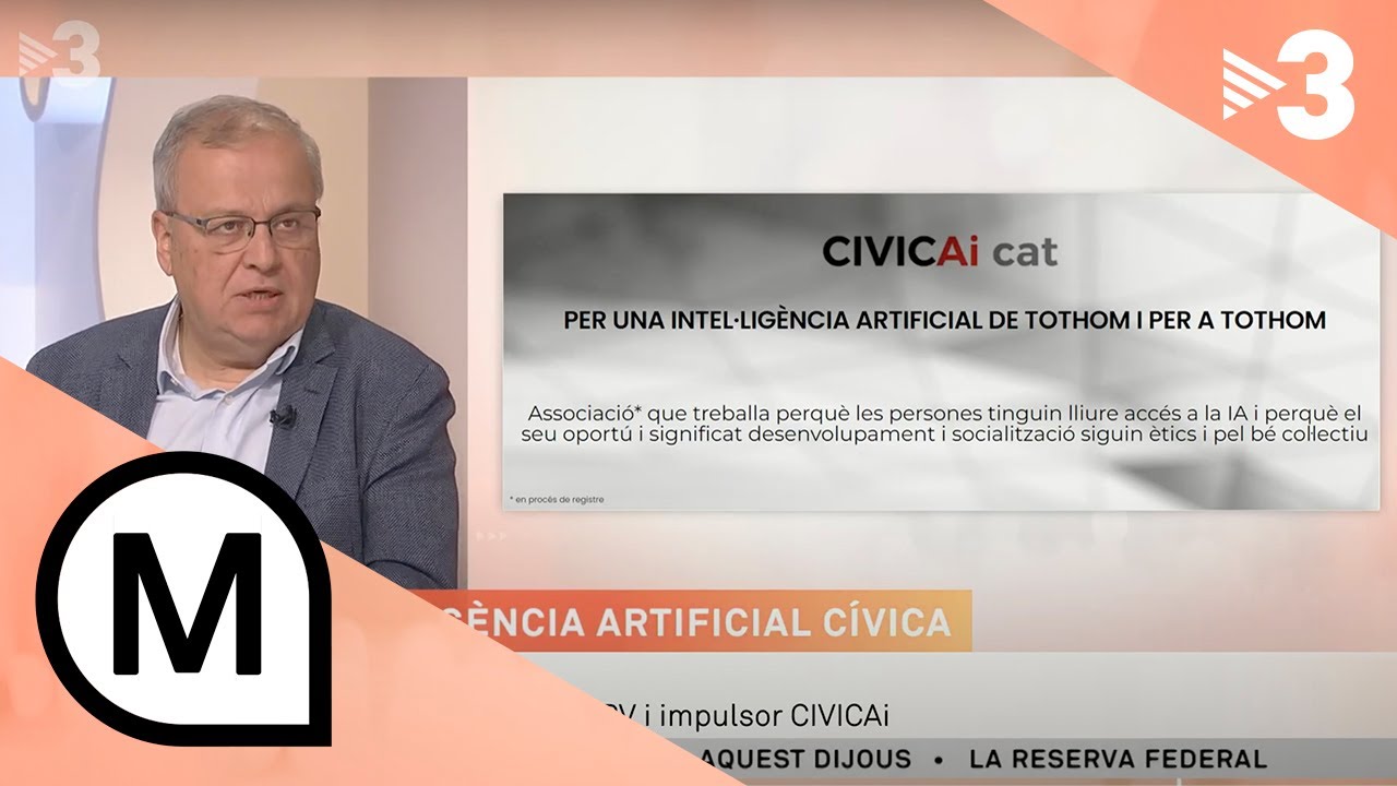 Manuel Sanromà "La intel·ligència artificial ha de ser de tothom i per