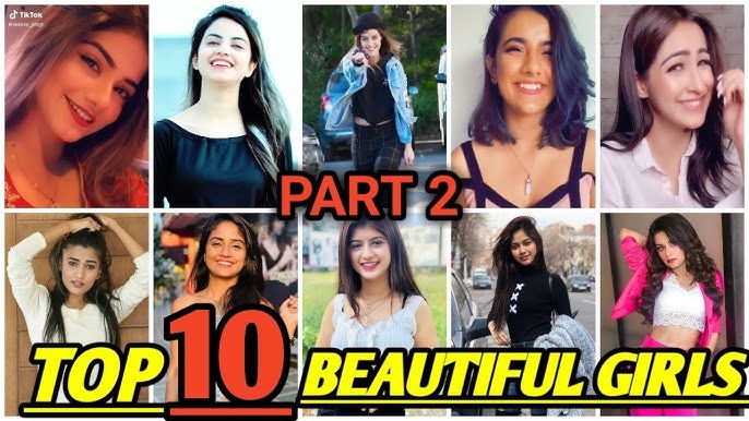 Top 10 popular girls on Tik tok in INDIA 2019 | beautiful girls | girls - YouTube