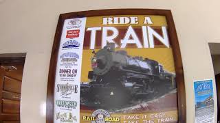 Tennessee Valley Railroad Tour & In Cab View Of 4501 Southern Steam Loco Part 5.