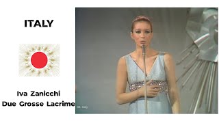 Iva Zanicchi - Due Grosse Lacrime Bianche (Eurovision 1969 - Italy)