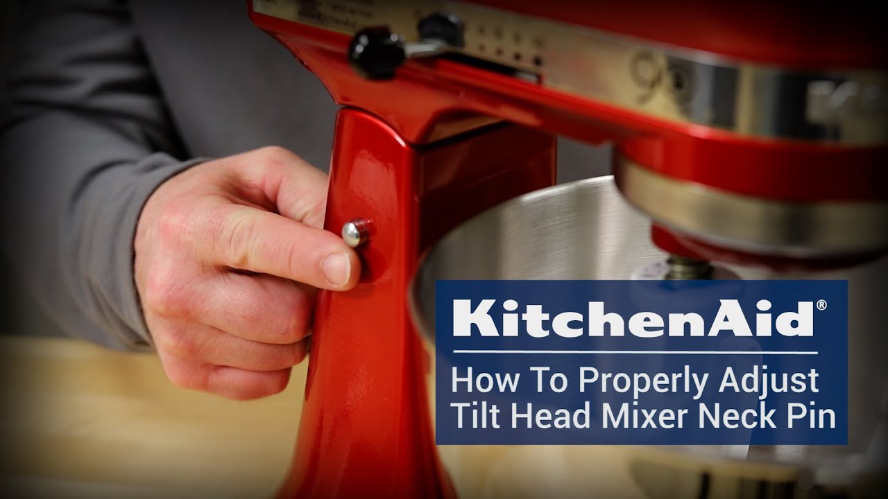 KitchenAid Tilt Head Stand Mixer Neck Pin Adjustment YouTube KitchenAid Tilt Head Stand Mixer Neck Pin Adjustment YouTube