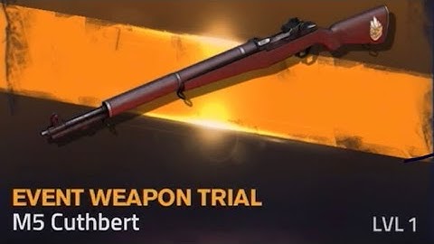 trying out the new m5 Cuthbert  into the dead 2