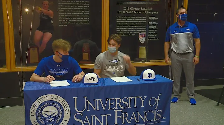 Carroll's Cameron Niedens and Jerod Handshoe sign with St. Francis baseball