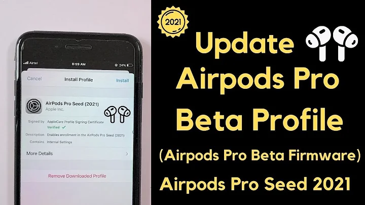 Cách cập nhật Airpod Pro Beta 2 | Phần mềm Airpod Pro 2022