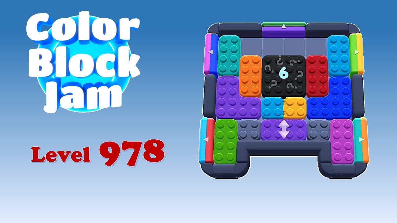 Color Block Jam Level 978 Solution (No Boosters) - YouTube