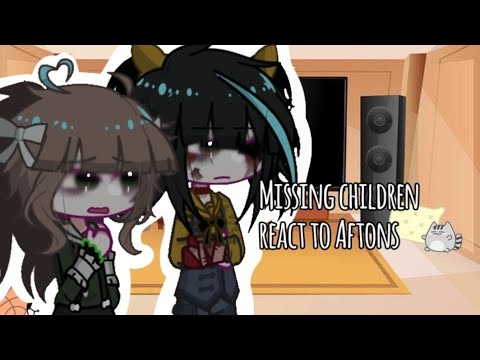 Missing children react to Aftons||FNAF||GACHA||GACHALIFE2||PART1||ELIZABETH AFTON||CAPTION||