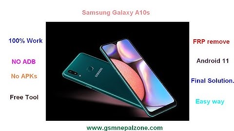 Samsung A10s (SM-A107F) Frp Unlock | Google Account Bypass|  Android 11 | Binary U8 U9| Free 2021.