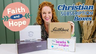 Best Christian Subscription Boxes: Faithbox, InJoyBox, Salt &amp; Light Box and more!