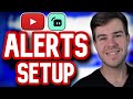 How to set up alerts in streamlabs obs  youtube tutorial