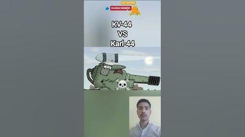 KV-44 VS Karl-44 #cartoon #tank #animation #world_of_tanks #kv44 #karl44 #shorts
