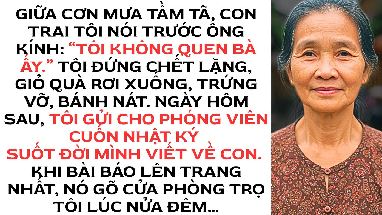 Tôi lên phố thăm con trai nổi tiếng, nó từ chối nhận mẹ nên tôi đã...
