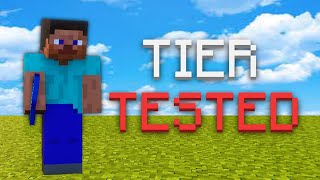 I got tier tested...