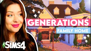 Each Room is a Different AGE in The Sims 4 \/\/ Building a HUGE Generations Family Home in the Sims 4