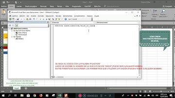 Cómo crear una función personalizada - Excel - VBA