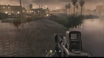 Call of Duty 4 - The Bog (out of map) Glitch [HD]