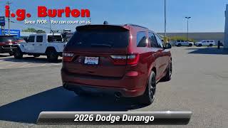 New 2026 Dodge Durango GT Plus HEMI V8, Berlin, MD B26-7103