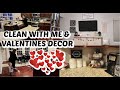 VERY PREGNANT REAL LIFE CLEAN WITH ME // VALENTINE DECOR HOME TOUR 2019 // MAMA APPROVED