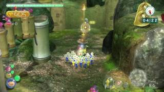 Pikmin 3 Mission Mode - Collect Treasure #10 (DLC): Shaded Garden Remix (Platinum/No Deaths)