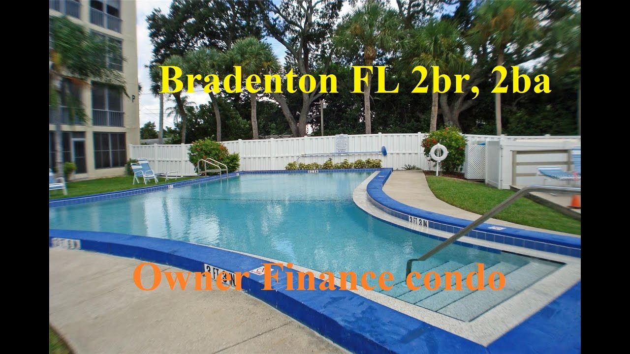 Bradenton, Florida 2br, 2ba owner finance condo in 55+ community close