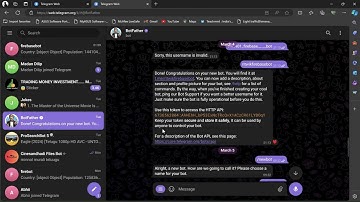 creating a telegram chatbot using NodeJs and external API and FireBase
