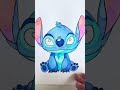 رسمت Stitch بالقلم الرصاص والماركر شوفوا النتيجة النهائية