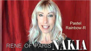 RENE OF PARIS NAKIA WIG REVIEW | Pastel Rainbow-R | LONG WAVES