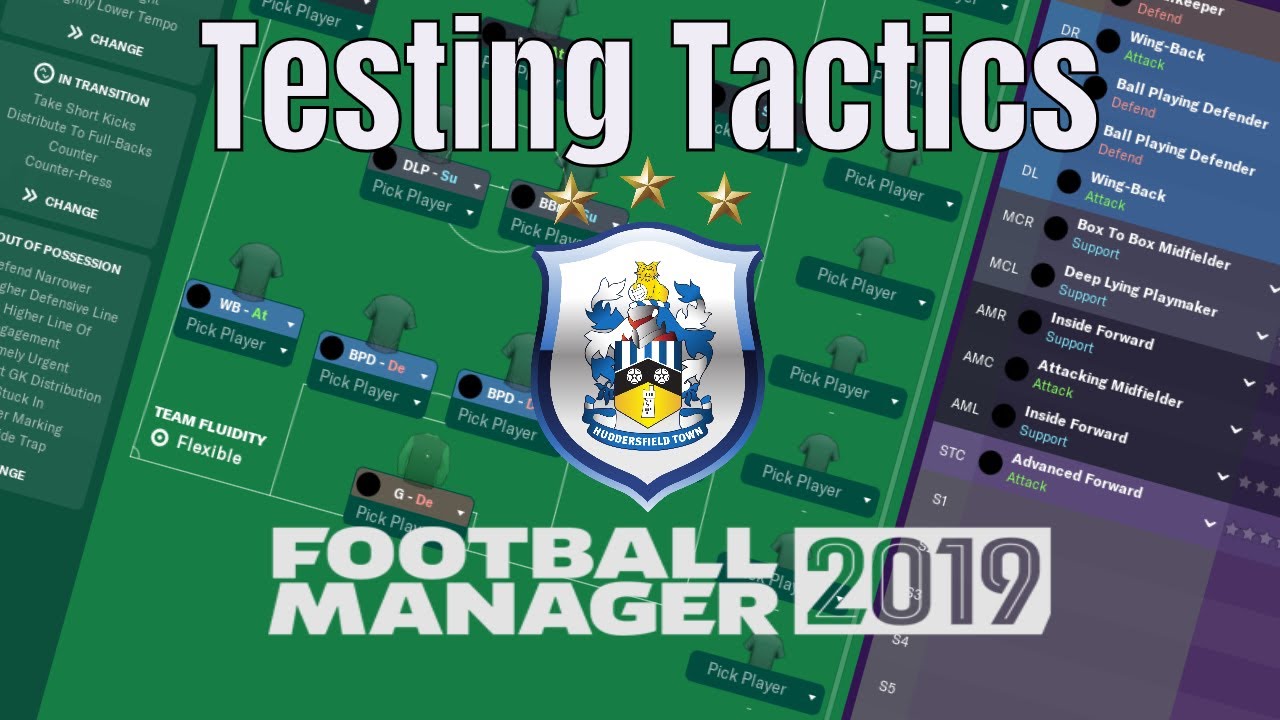 Football Manager 2019 | Testing Tactics | Huddersfield Town  | McGoobage | FM19 - Top ten finishes!