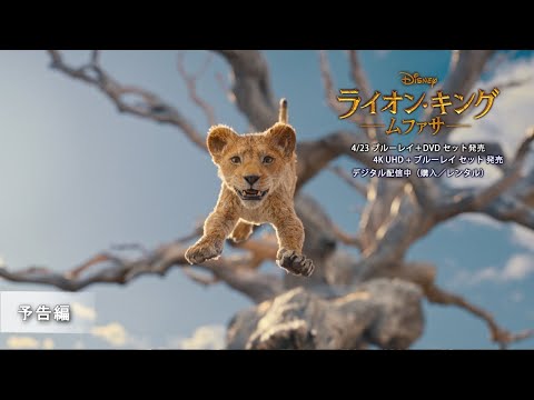 ライオン・キング：ムファサ」4/23 ブルーレイ＋DVD セット 発売