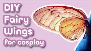 DIY Fairy Wings for Cosplay