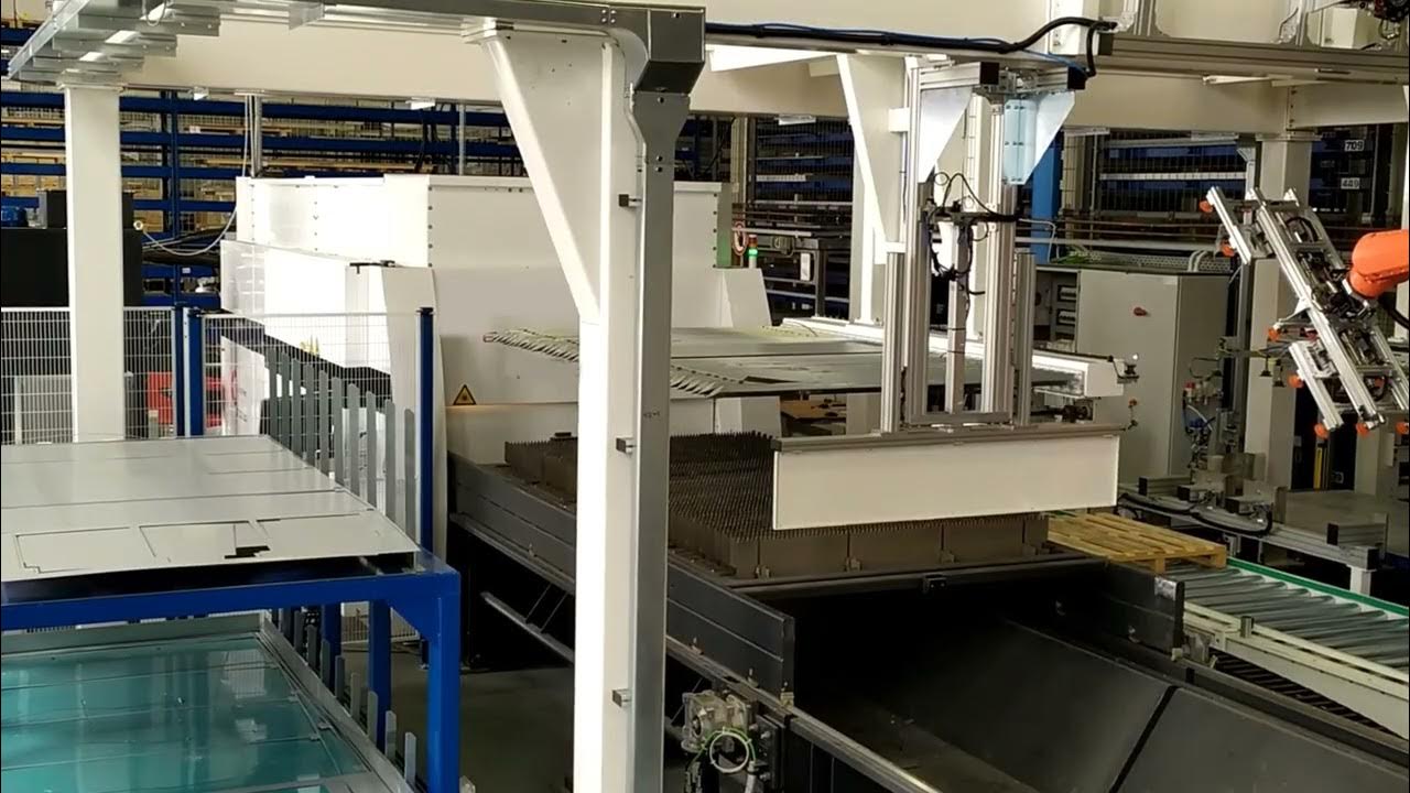 Loading/Unloading systems for laser cutting machine and sorting Carico ...