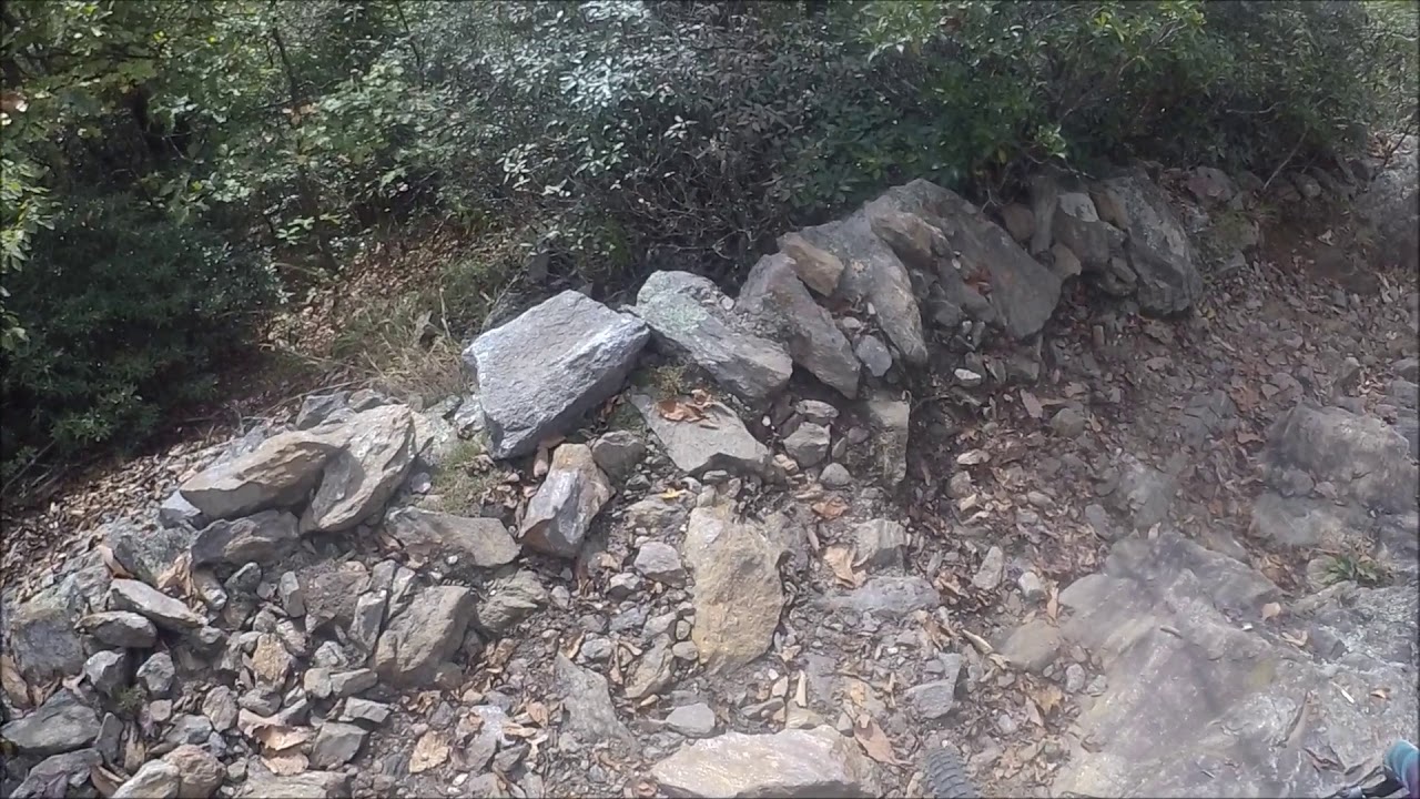 Descending Pilot Rock trail in Pisgah National Forest YouTube