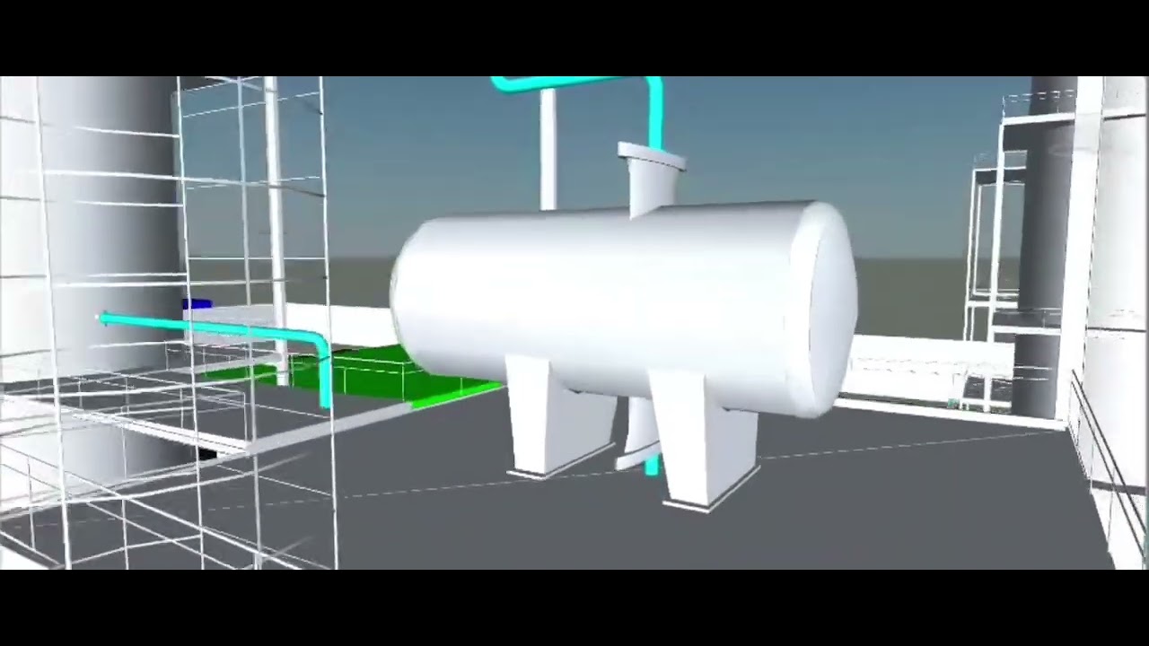 Chemical Engineering Plant Design 3D for PROPYLENE GLYCOL Production ...
