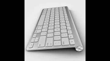 3D Model Apple keyboard wireless at 3DExport.com