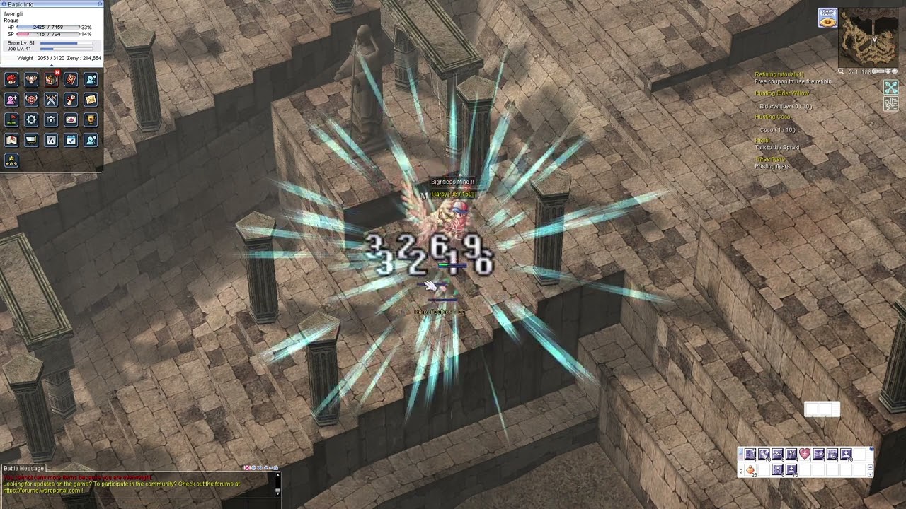 Old School Ragnarok Online Rogue leveling part 8: I'll be here a while