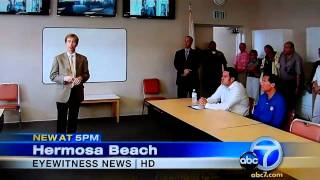 Hermosa Beach EOC Opens - ABC 7