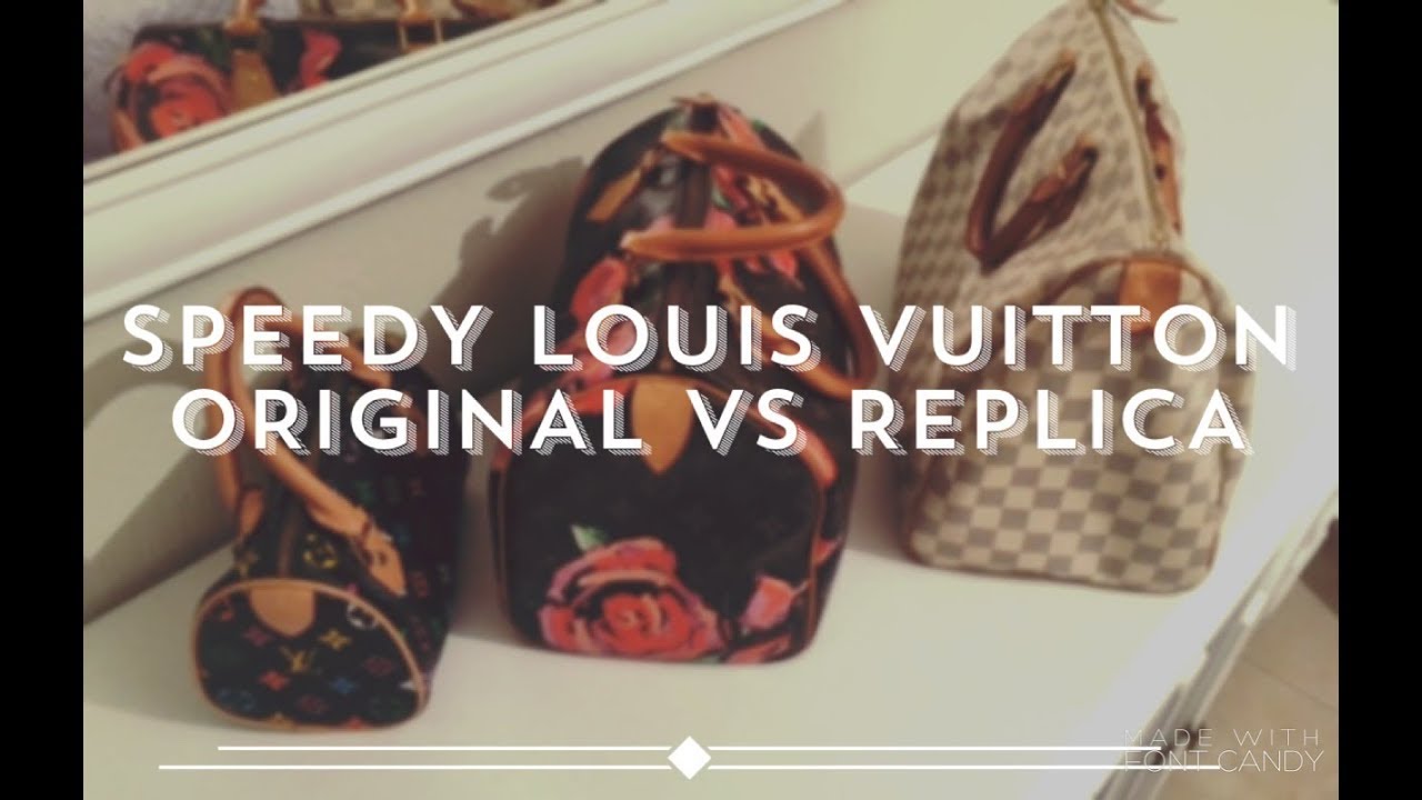 Speedy LOUIS VUITTON Original vs Réplica // Como identificar - YouTube